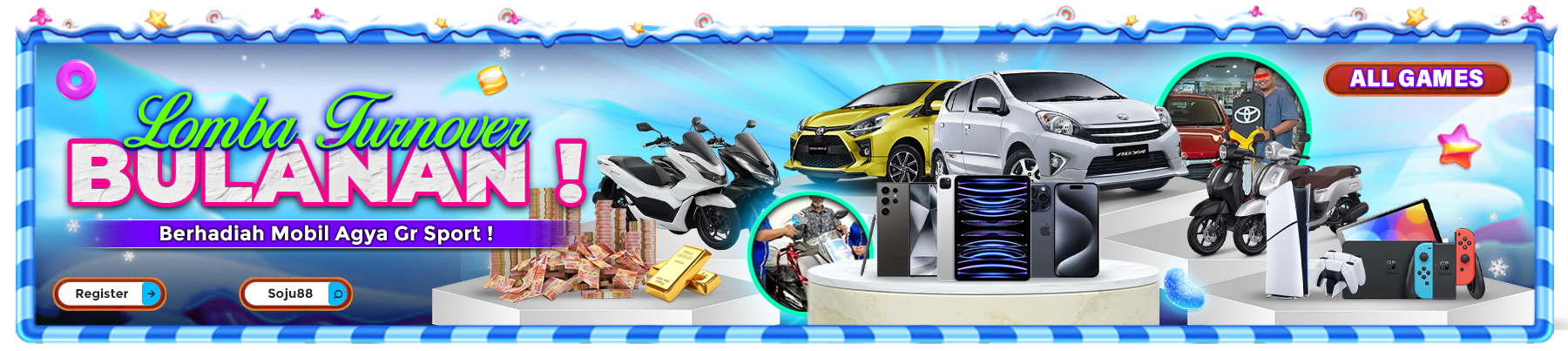 Soju88 banner platform taruhan online